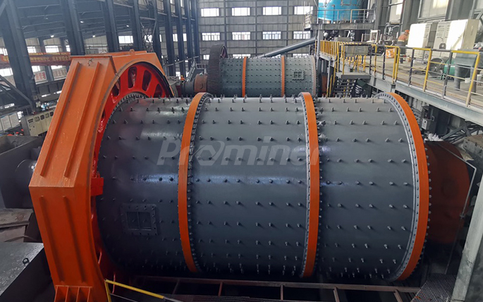 Primary and secondary ball mill for graphite flotation