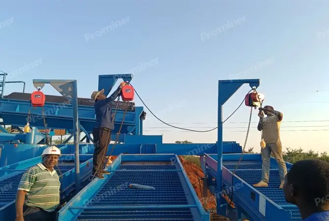 500 TPH Placer Gold Gravity Plant in Mexico