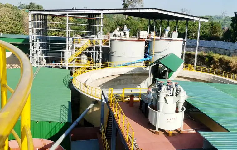 500 TPD Gold CIL Plant in Myanmar