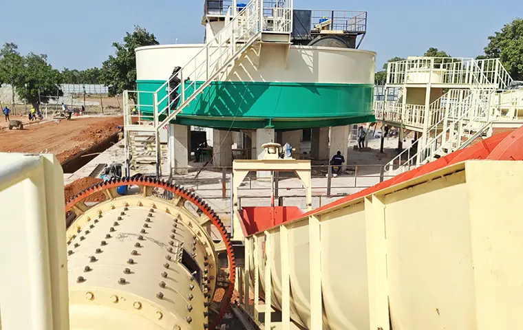 1200 TPD Gold Ore Processing Plant in West Africa