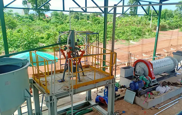 10 tpd Mobile Gold Processing Plant in Laos