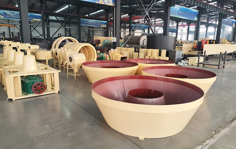 50 TPH Gold Grinding Plant with Wet Pan Mill in Sudan